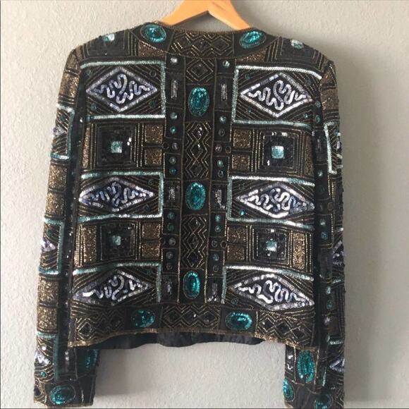 Vintage Rina‎ Z Beaded Jacket - Picture 7 of 7